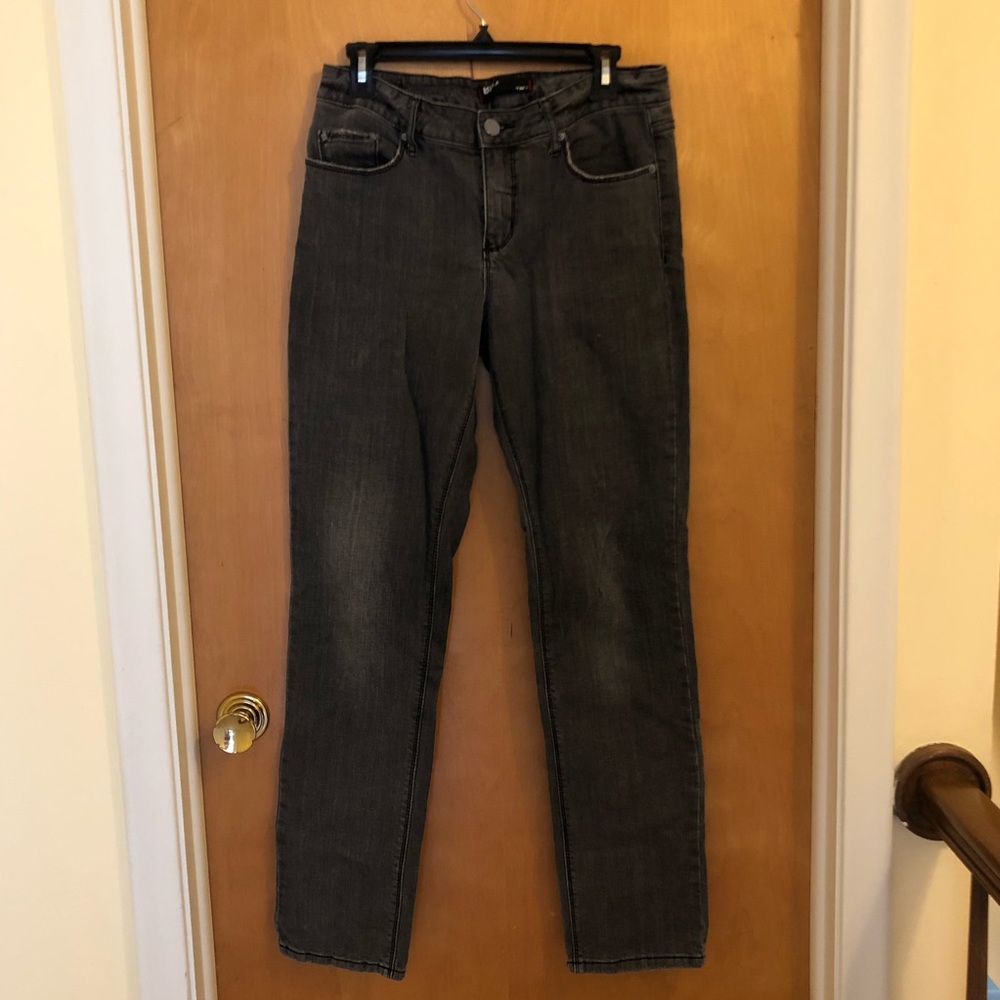 UO BDG skinny distressed gray jeans